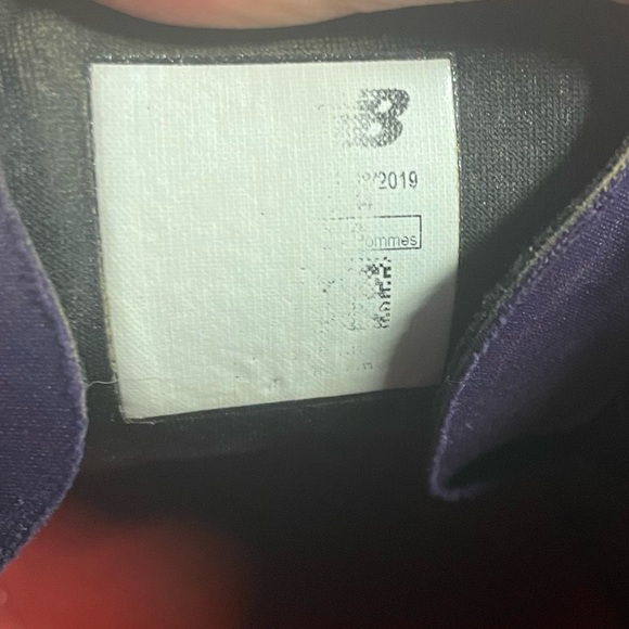 New Balance 4040 Men's METAL Baseball Cleats BLACK PURPLE Size 13 Pre-Owned - Picture 8 of 9